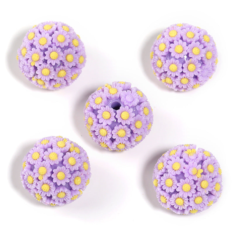 Wholesale 10PCS DIY Acrylic Flower Ball Balls
